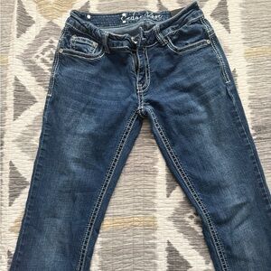 Cedar Rose Dark Blue Denim Jeans